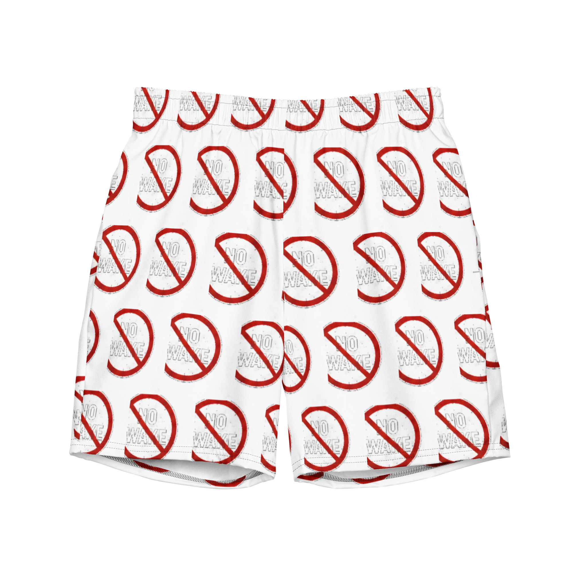 No Wake Zone Swim Trunks